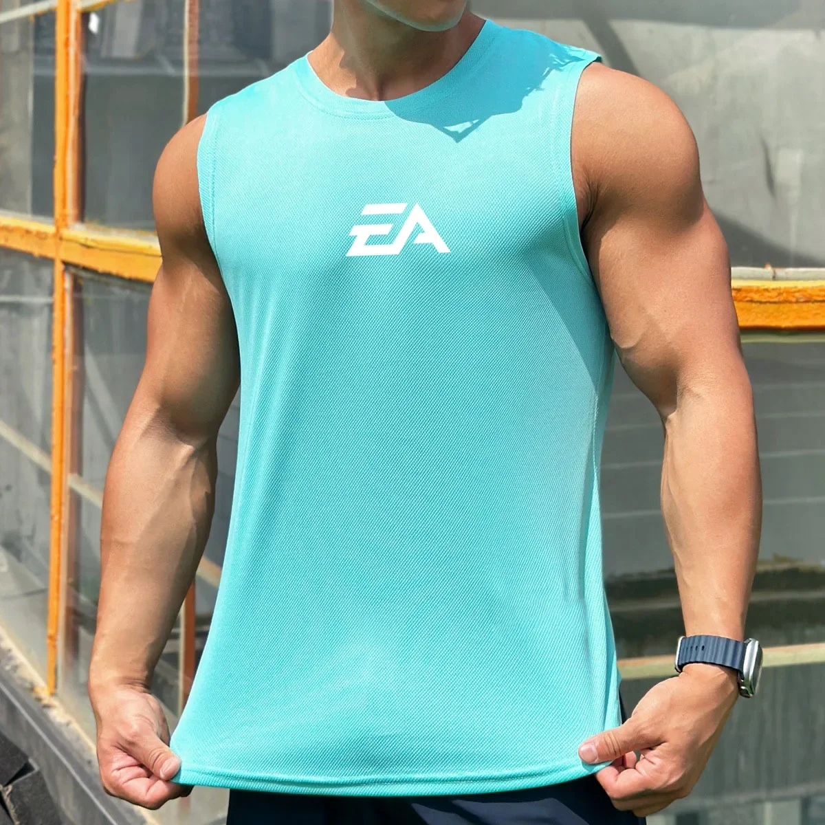 Summer New Trend Men's Pullove - đánh giá và giá Sleeveless Undershirt