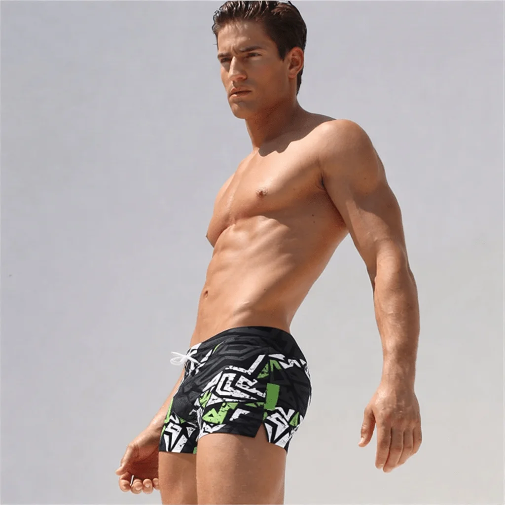 Men's Fashion Printed Pattern  - đánh giá và giá Bamboo Fiber Trunk