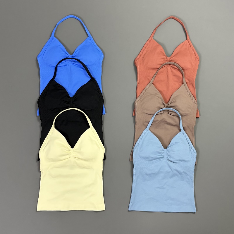 Sports Tank Top Women Halter V - đánh giá và giá Suspender Tank Top