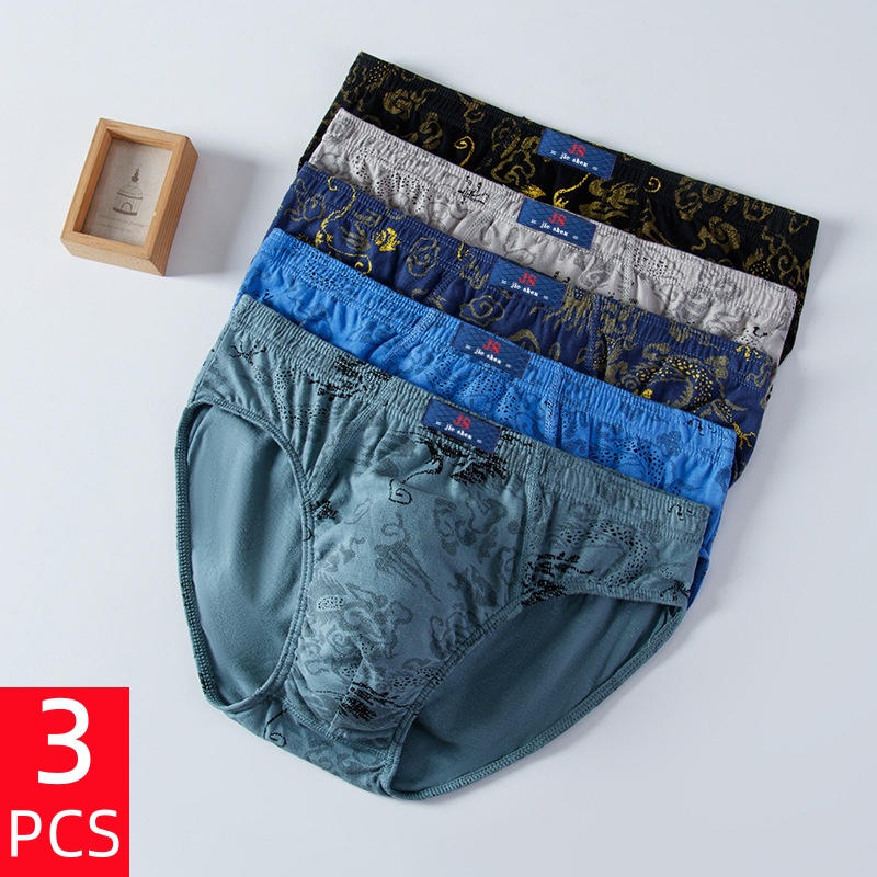 3 Pcs/Lot Men's Plus Size Pure - đánh giá và giá Multi Pack Underwear