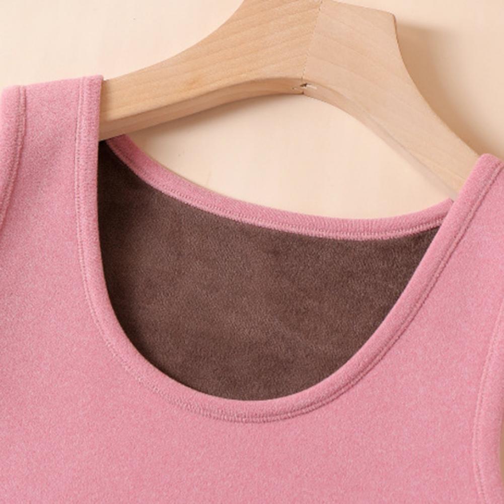 Fleece Lined Women Thermal Tan - đánh giá và giá Undershirt Crew Neck
