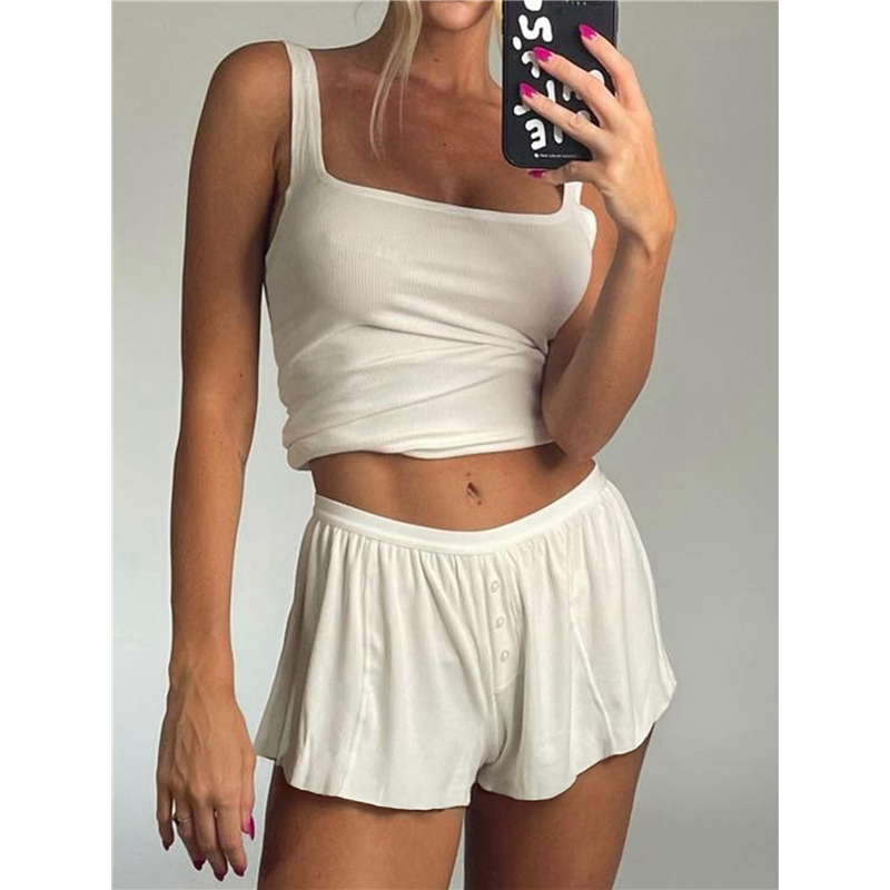 FX-Women Summer Lounge Set Rib - đánh giá và giá Tank Top Ribbed