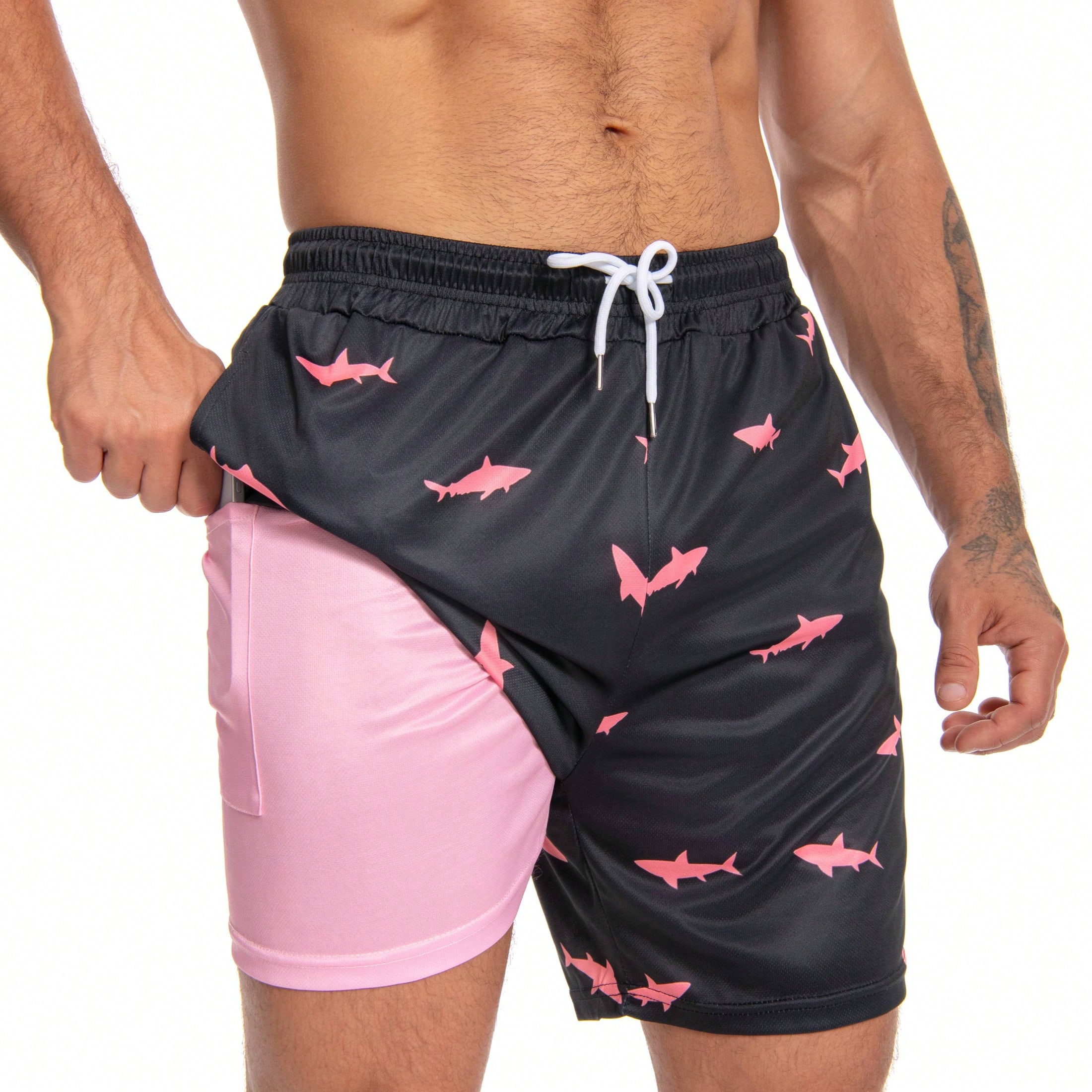 Mens Swim Trunks With Compress - đánh giá và giá Trunk Breathable Men