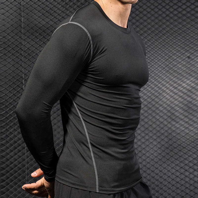 Men's Running Sports Long Slee - đánh giá và giá T Shirt Tight Fit