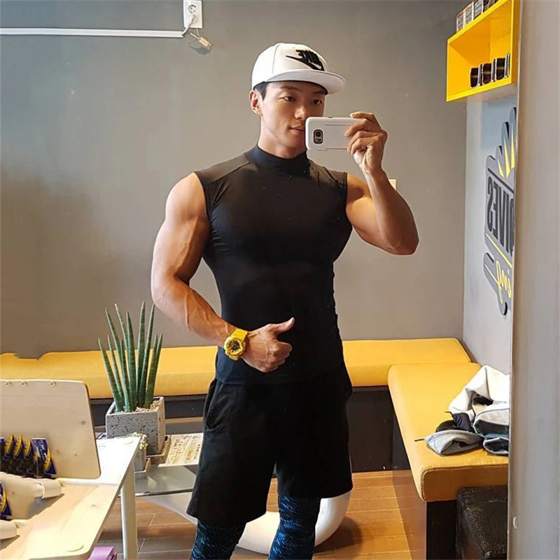 Compression Tight Clothing Gym - đánh giá và giá Sleeveless Undershirt
