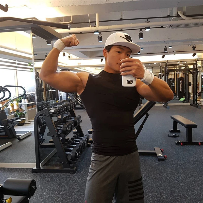 Compression Tight Clothing Gym - đánh giá và giá Sleeveless Undershirt