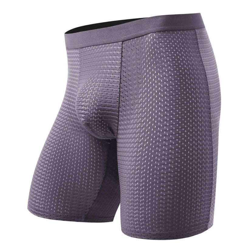 Men's Boxers Shorts Ice Silk M - đánh giá và giá Long Leg Trunk Men