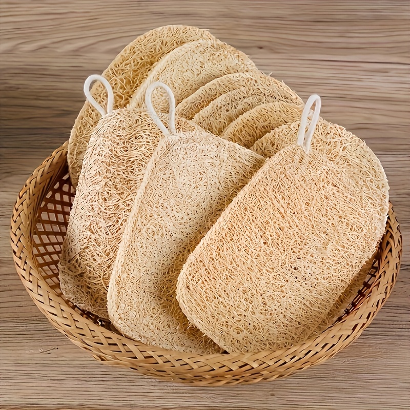 6pcs Natural Loofah Exfoliatin - đánh giá và giá Bamboo Fiber Trunk