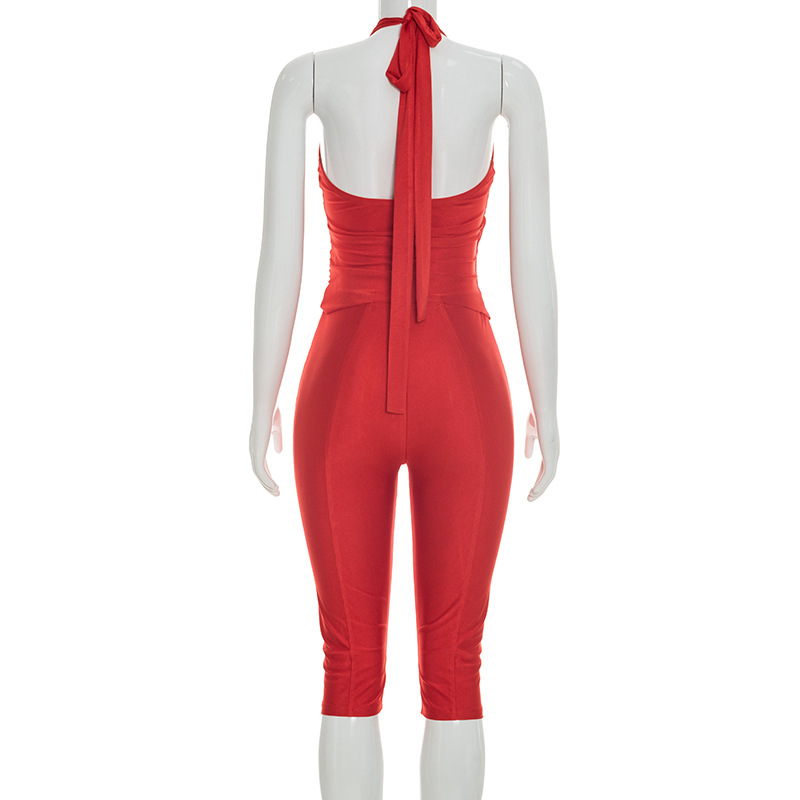 Women Slim 2 Piece Set Solid W - đánh giá và giá Suspender Tank Top