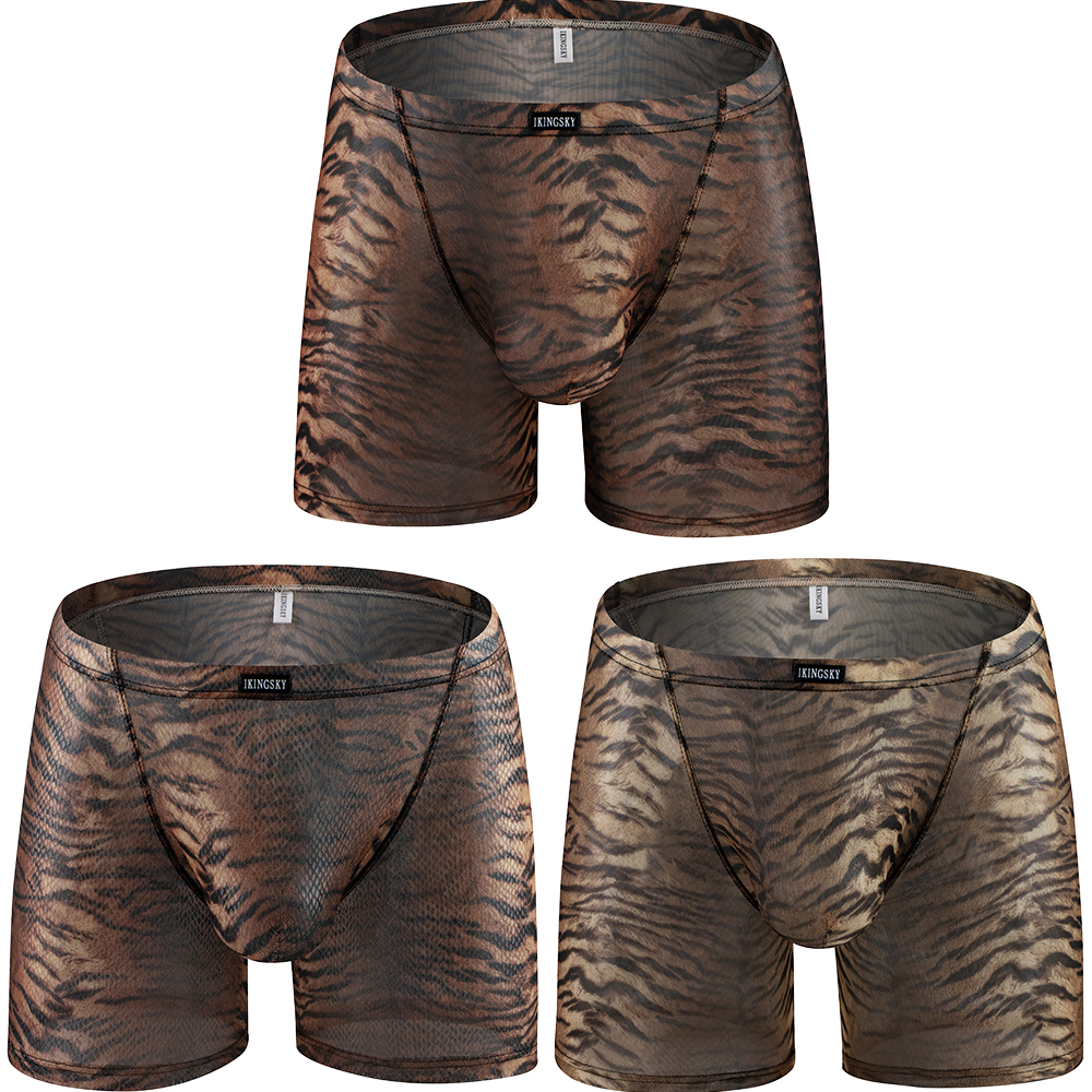 iKingsky Men's Tiger Stripes L - đánh giá và giá Long Leg Trunk Men