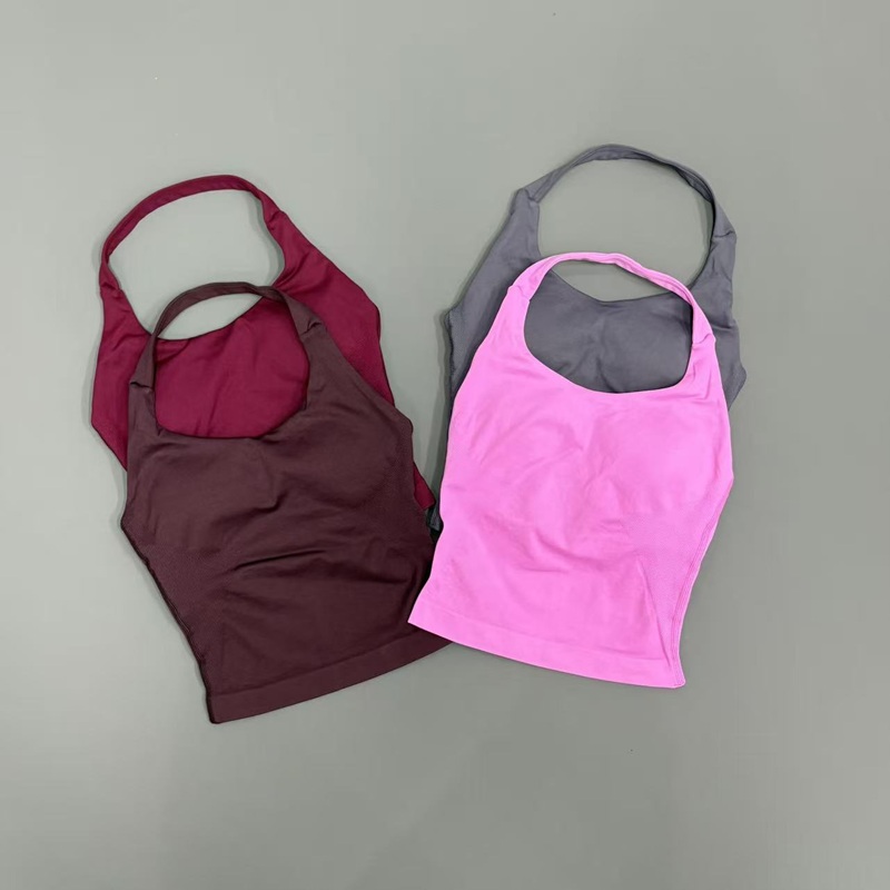 Yoga Tank Top Women Seamless O - đánh giá và giá Suspender Tank Top