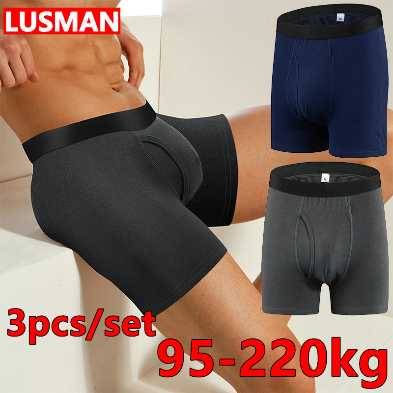 3pcs Men's Cotton Underwear Bo - đánh giá và giá Boxer Brief Pack Cotton