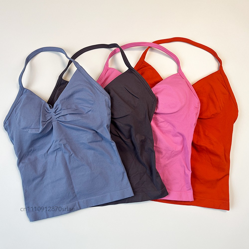 Women's Seamless Halter Strapp - đánh giá và giá Suspender Tank Top