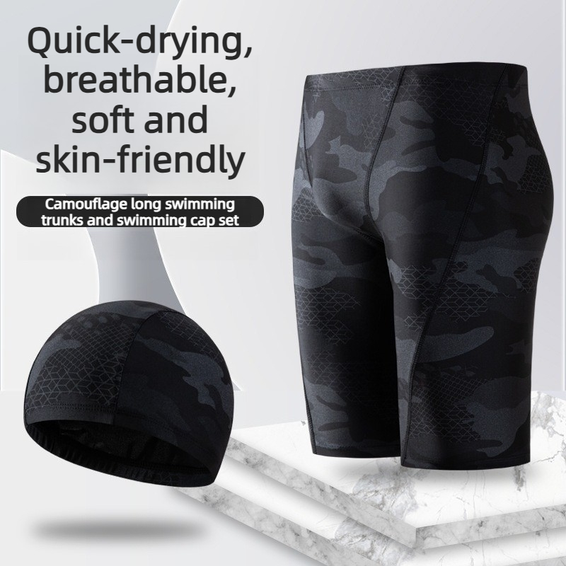 Men's swimming trunks, long fl - đánh giá và giá Trunk Breathable Men
