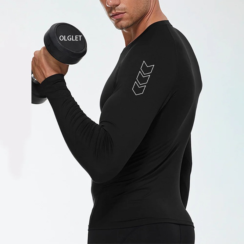 Men Quick-dry T-shirt Long Sle - đánh giá và giá Base Layer Top