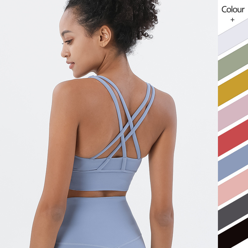 New Cross Back Nylon Yoga Top  - đánh giá và giá Quick Dry Underwear